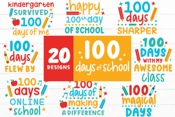 100 Days of School SVG Bundle Review for Real Embroidery Projects