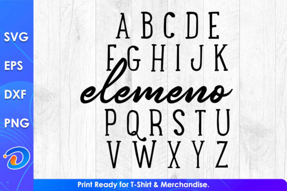 Alphabet Elemeno Teacher's Day SVG Files Review