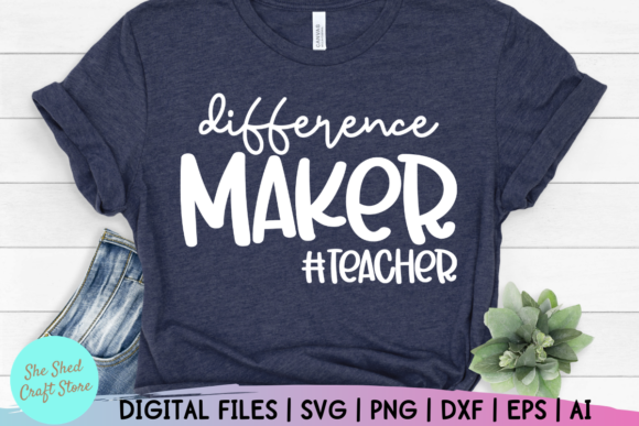 Evaluating the Difference Maker Svg, Teacher Design Svg for Real Embroidery Projects