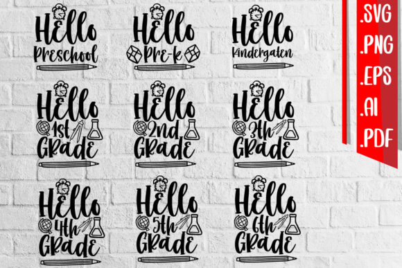 School Bundle SVG EPS AI PNG PDF: Embroidery Review